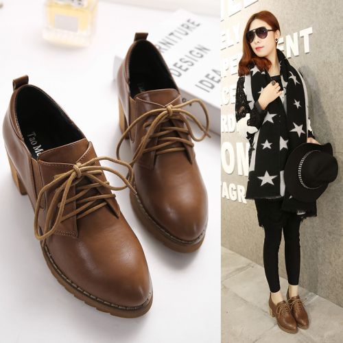 Chaussures de printemps femme en PU pointu avec lacets, creux, Avec une combinaison fines, Style romain - se