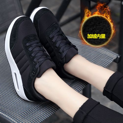 Chaussures de printemps femme en Une variété matériaux épissure ronde ouverture profonde, avec lacets, Wedges, Thick
