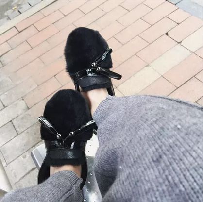 Chaussures de printemps femme en velours côtelé ronde ouverture profonde, avec lacets, creux, houppe - doux semelle c