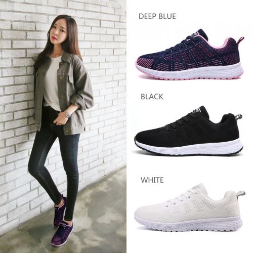 Chaussures de printemps femme en engrener ronde - Ref 996759
