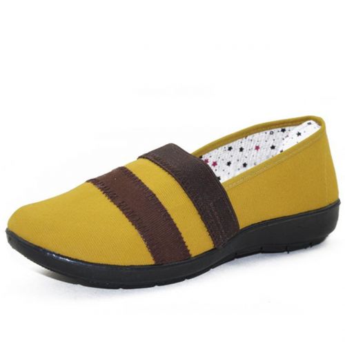 Chaussures de printemps femme en tissu ronde - Ref 996796