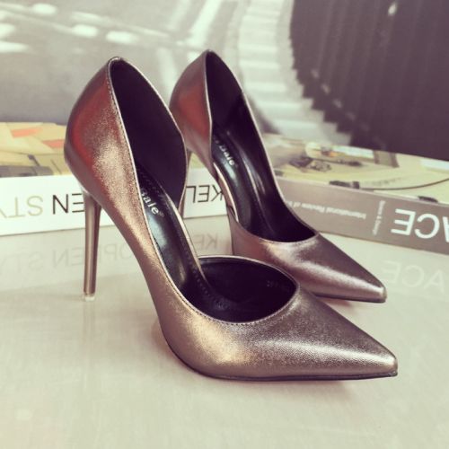 Chaussures de printemps femme en PU pointu - semelle caoutchouc Ref 996817