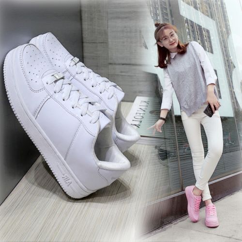 Chaussures de printemps femme en Cuir spatial ronde - Ref 996833