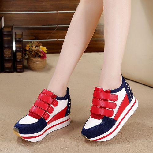 Chaussures de printemps femme en Vache revêtement cuir fendu ronde rivet, Modèles mélangées, étanche - semelle caoutchouc R