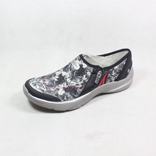 Chaussures de printemps femme en tissu élastique ronde - national Wind Ref 996942
