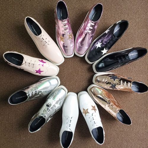 Chaussures de printemps femme en fibre Superfine tête carrée avec lacets, Modèles mélangées, Wedges, Génoise, étanche - Eur