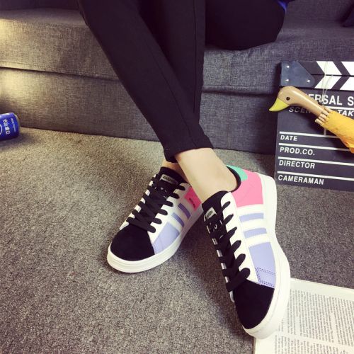 Chaussures de printemps femme en vache, Nubuck, ronde avec lacets, Modèles mélangées, Génoise, étanche - loisir