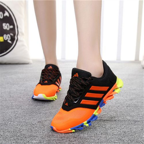 Chaussures de printemps femme en engrener ronde ouverture profonde, avec lacets - semelle caoutchouc Ref 997078