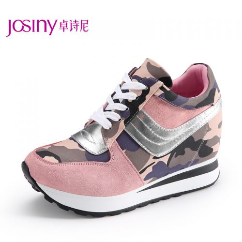 Chaussures de printemps femme en PU JOSINY ronde avec lacets - loisir semelle caoutchouc Ref 997100