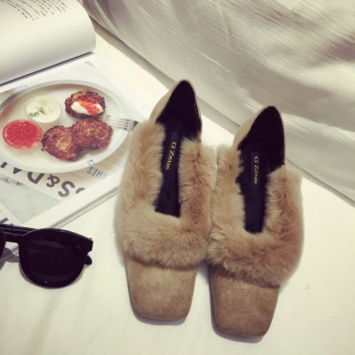 Chaussures de printemps femme en GZEUS tête carrée - Ref 997114