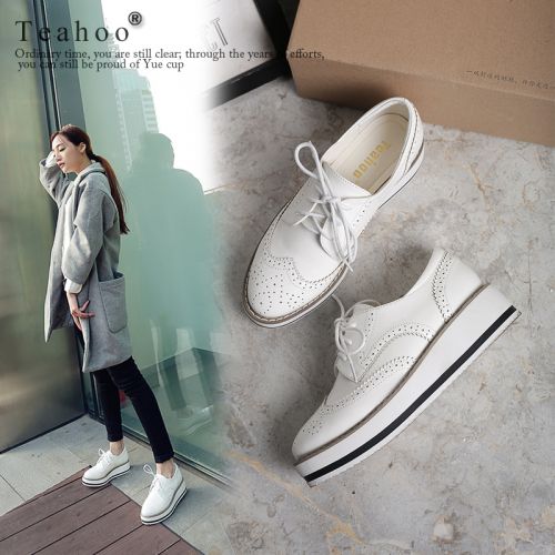 Chaussures de printemps femme en Vache revêtement cuir fendu ronde Wedges, Génoise, étanche - semelle caoutchouc Ref 997126