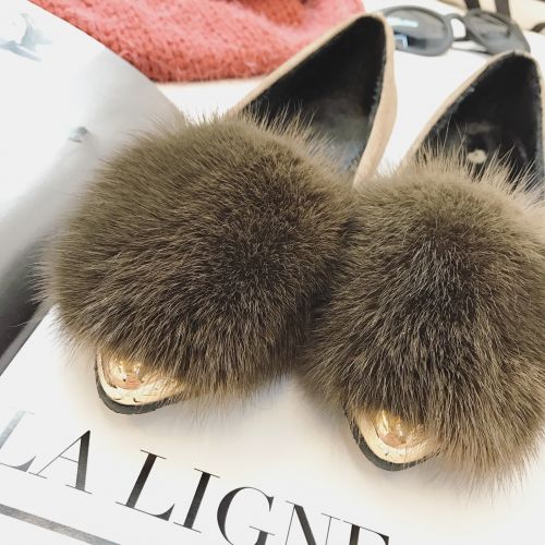 Chaussures de printemps femme en pointu ouverture profonde, avec perles - semelle caoutchouc Ref 997128