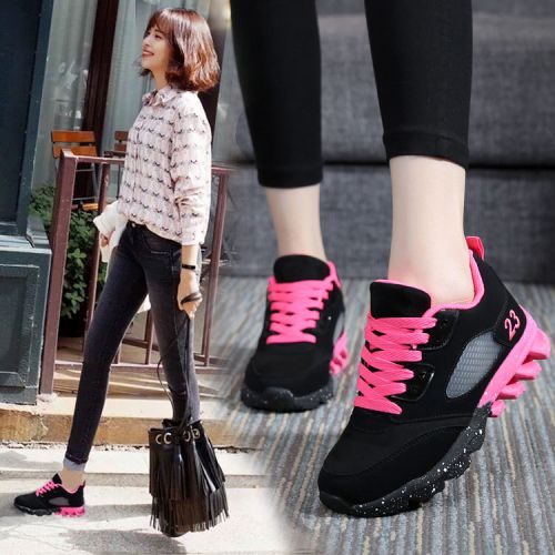 Chaussures de printemps femme en vache, Nubuck, ronde ouverture profonde, avec lacets, Modèles mélangées, Thi
