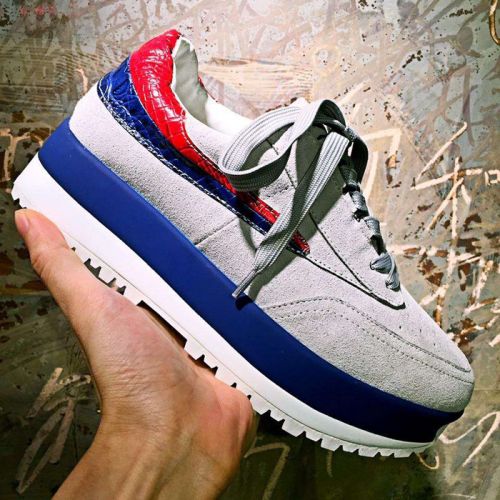 Chaussures de printemps femme en Première couche cuir S-GIRL ronde avec lacets, Modèles mélangées, Wedges, Génoise, étan