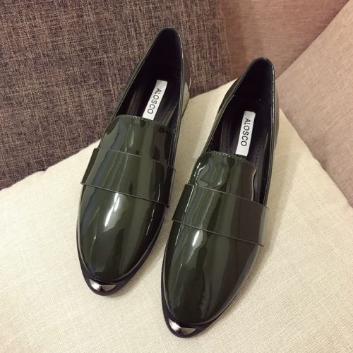 Chaussures de printemps femme en Manteau peinture ronde - Europe semelle caoutchouc Ref 997694