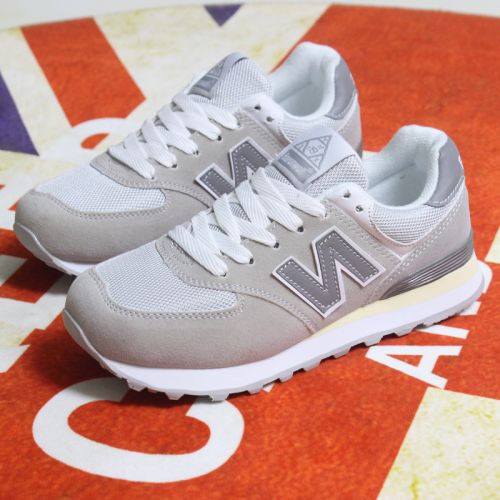 Chaussures de printemps femme en engrener ronde avec lacets - semelle caoutchouc Ref 997745
