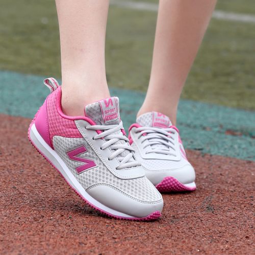 Chaussures de printemps femme en engrener ronde - loisir semelle caoutchouc Ref 997772