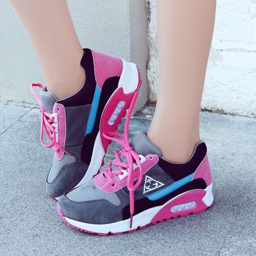 Chaussures de printemps femme en engrener ronde - Ref 997776