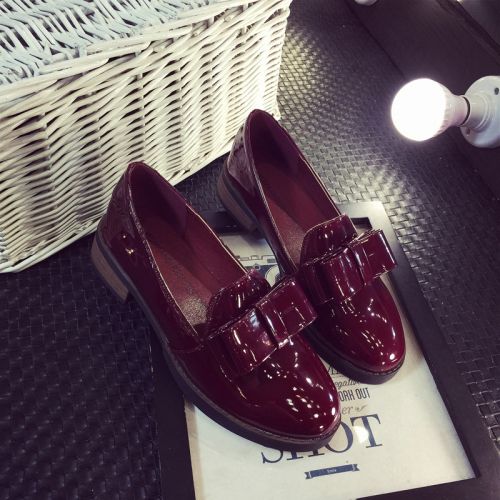 Chaussures de printemps femme en Manteau peinture ronde arc - Angleterre semelle TPR Ref 997786