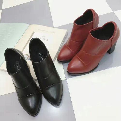 Chaussures de printemps femme en PU pointu - Ref 997807