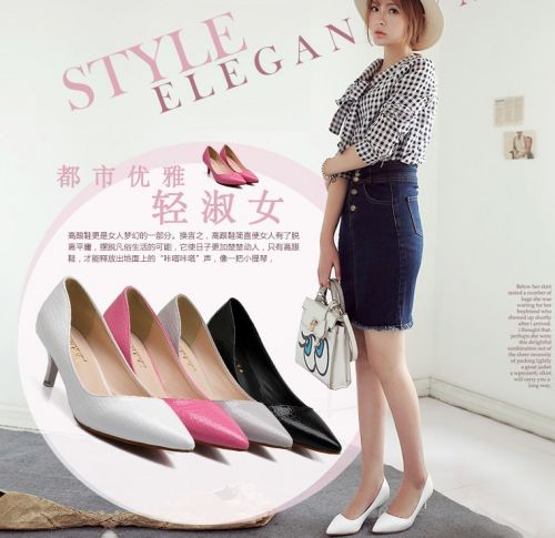 Chaussures de printemps femme en Manteau peinture pointu - Ref 997831