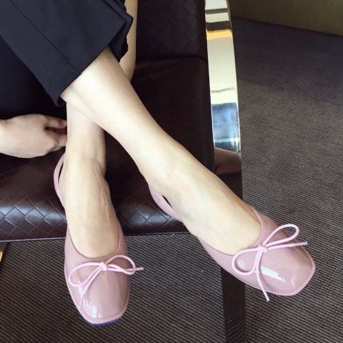 Chaussures de printemps femme en Manteau peinture tête carrée - Ref 997871
