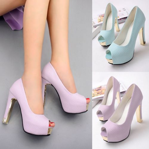 Chaussures de printemps femme en Ercengzhupi Tête poisson ouverture profonde, Modèles mélangées, étanche, déc