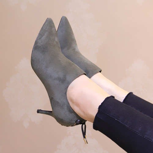 Chaussures de printemps femme en pointu arc - Angleterre semelle polyuréthane Ref 997886