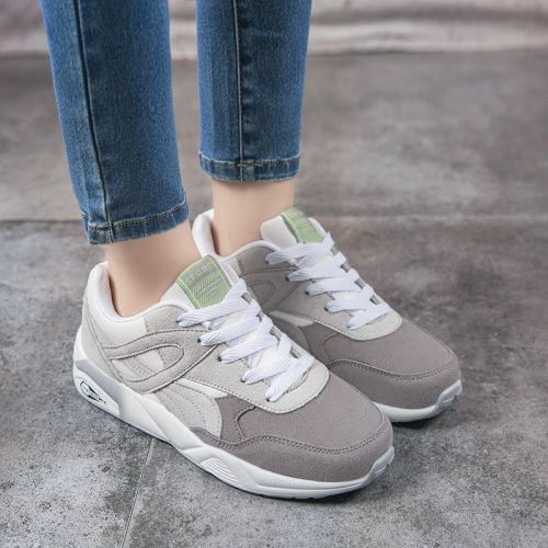 Chaussures de printemps femme en vache, Nubuck, ronde ouverture profonde, avec lacets - semelle polyuréthane 