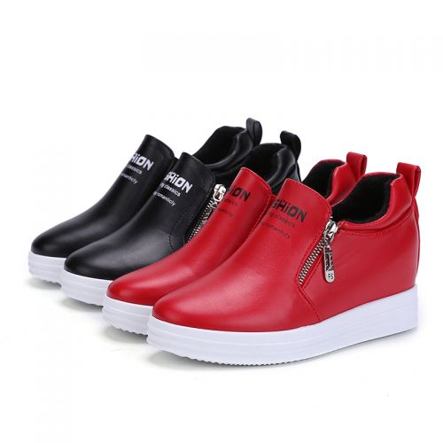 Chaussures de printemps femme en PU ronde Wedges, Génoise, étanche - semelle caoutchouc Ref 998002