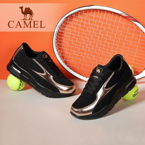 Chaussures de printemps femme en Cuir spatial CAMEL ronde avec lacets, Modèles mélangées - loisir semelle caoutchouc Re