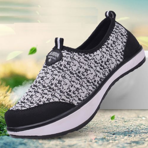 Chaussures de printemps femme en satin ronde ouverture profonde- loisir - semelle caoutchouc Ref 998068