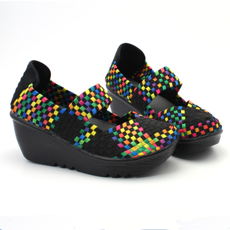 Chaussures de printemps femme en tissu ABOVING ronde ouverture profonde- loisir - semelle caoutchouc Ref 998069
