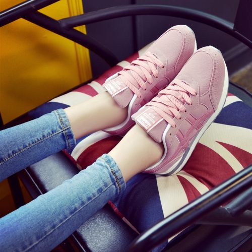 Chaussures de printemps femme en fibre Superfine ronde Modèles mélangées, avec lacets - semelle polyuréthane Ref 998135