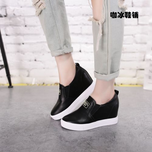 Chaussures de printemps femme en PU ronde - semelle caoutchouc Ref 998141