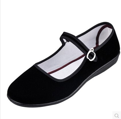Chaussures de printemps femme en tissu ronde ouverture profonde- loisir - semelle polyuréthane Ref 998233