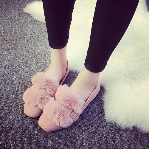 Chaussures de printemps femme en PU ronde ouverture profonde- Ref 998322