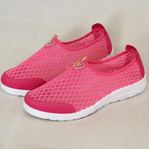 Chaussures de printemps femme en engrener ronde - collège semelle plastique Ref 998476