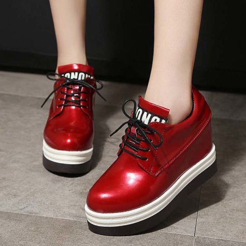Chaussures de printemps femme en PU ronde - Ref 998480