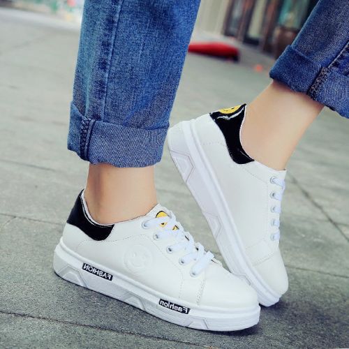 Chaussures de printemps femme en PU ronde - semelle caoutchouc mousse EVA Ref 998494