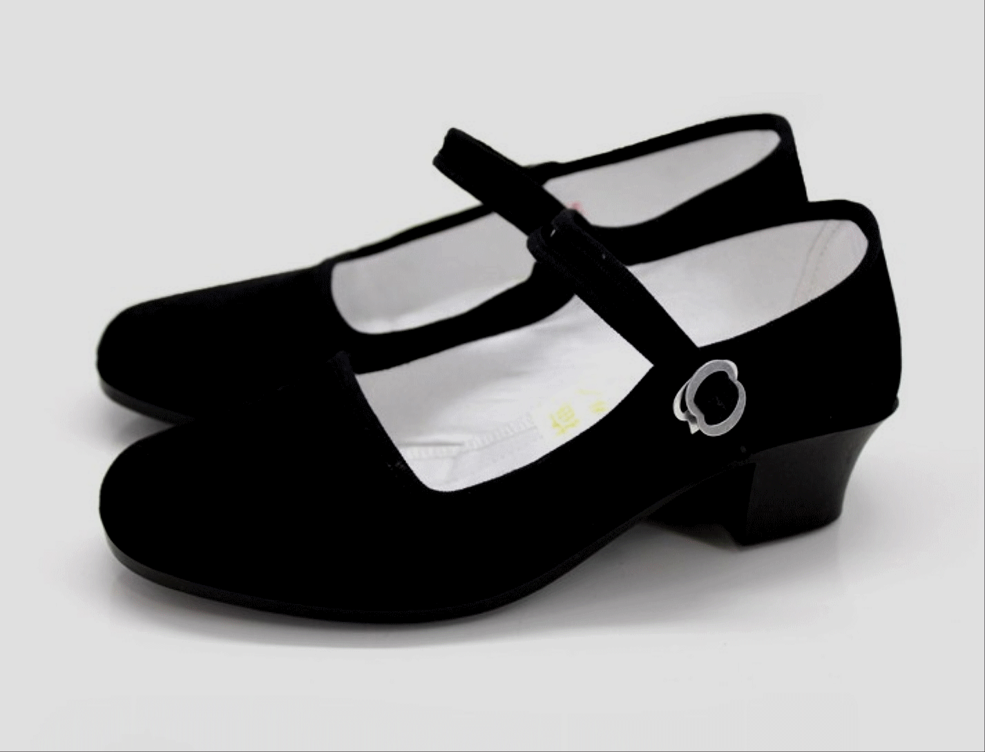 Chaussures de printemps femme en tissu ronde ouverture profonde, - confortable semelle plastique Ref 998510