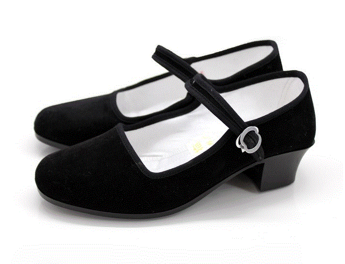 Chaussures de printemps femme en tissu ronde ouverture profonde, - confortable semelle plastique Ref 998512
