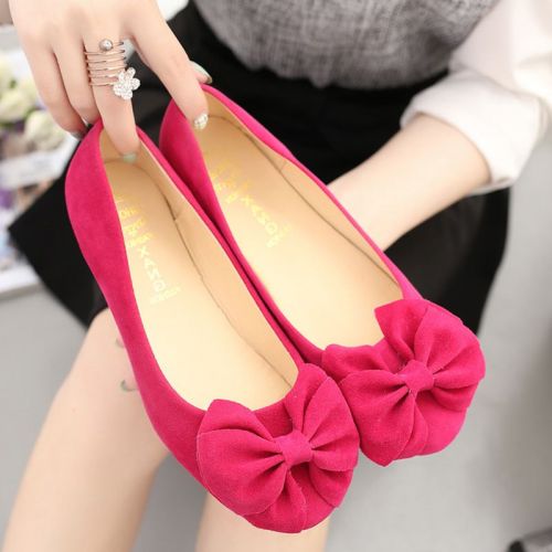 Chaussures de printemps femme en Xi Shi Cashmere ronde arc - doux Ref 998518