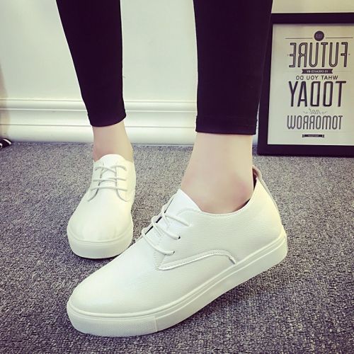 Chaussures de printemps femme en PU ronde - semelle caoutchouc Ref 998539