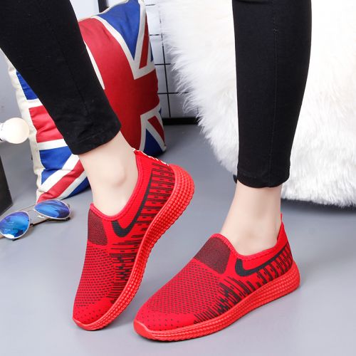 Chaussures de printemps femme en engrener ronde ouverture profonde, Modèles mélangées, - loisir semelle caoutchou