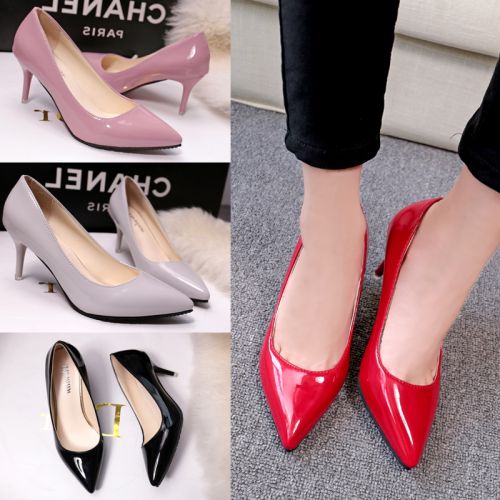 Chaussures de printemps femme en PU pointu - collège Ref 998616