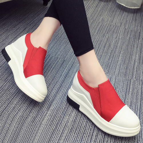 Chaussures de printemps femme en PU ronde - collège semelle polyuréthane Ref 998621