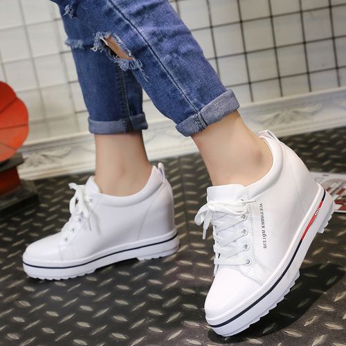 Chaussures de printemps femme en PU ronde - Ref 998622