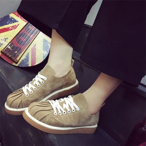 Chaussures de printemps femme en ronde avec lacets, Génoise - Ref 998625