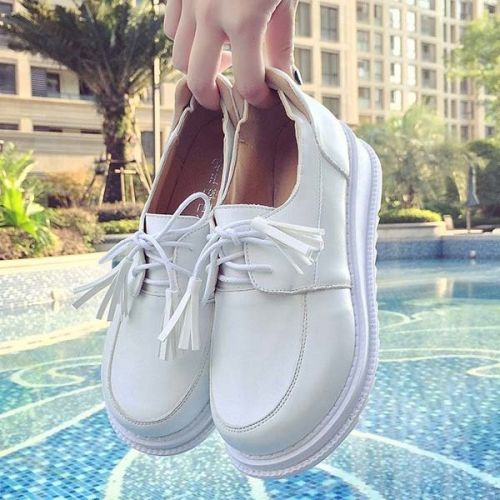 Chaussures de printemps femme en PU ronde Wedges, Génoise, étanche - semelle caoutchouc Ref 998630